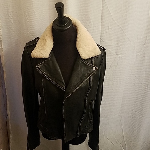 LAMARQUE 100% leather biker jacket - Picture 6 of 8